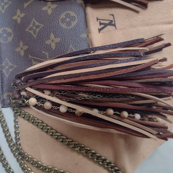 ✨👢💯% Authentic Louis Vuitton Blondie Pochette Vintage Boho Crossbody 👢 ✨ - Picture 7 of 11